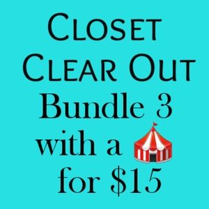 Bundle 3 with a 🎪 for $15